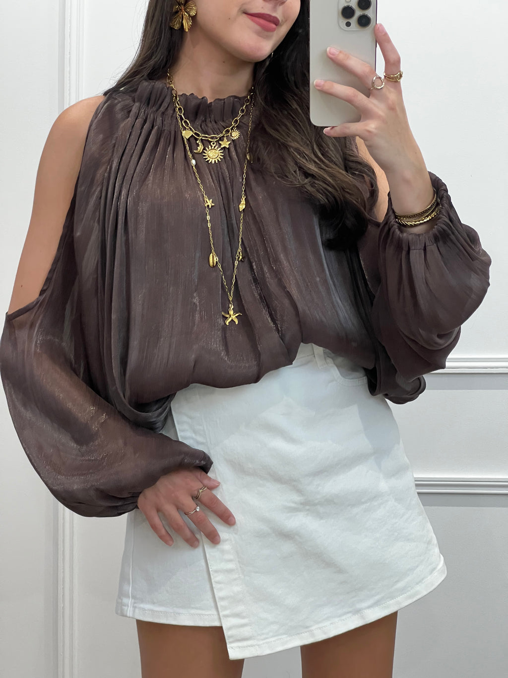 Blouse LUNA - Choco