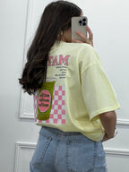 T-shirt MATCHA - Jaune