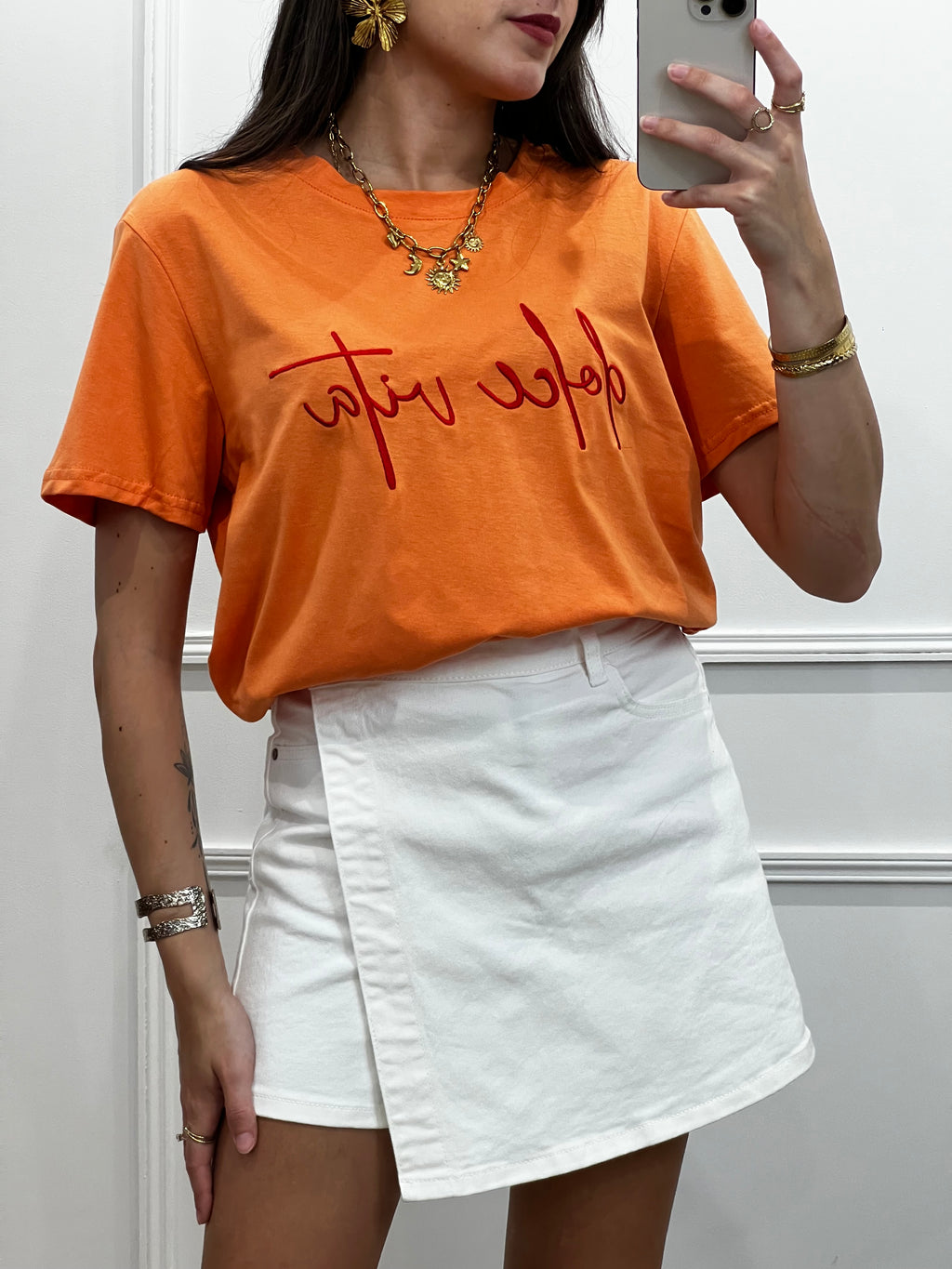 T-shirt DOLCE VITA - orange