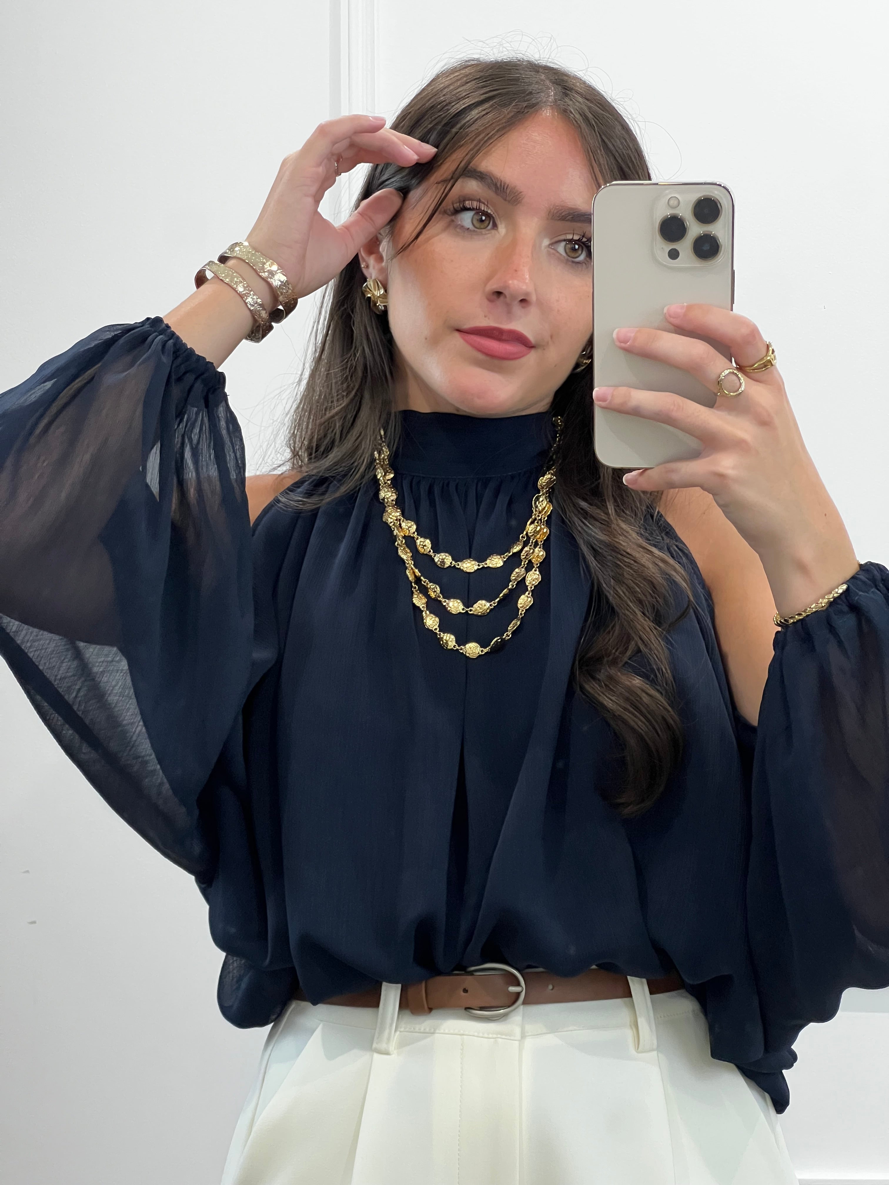 Top Paola - Bleu marine