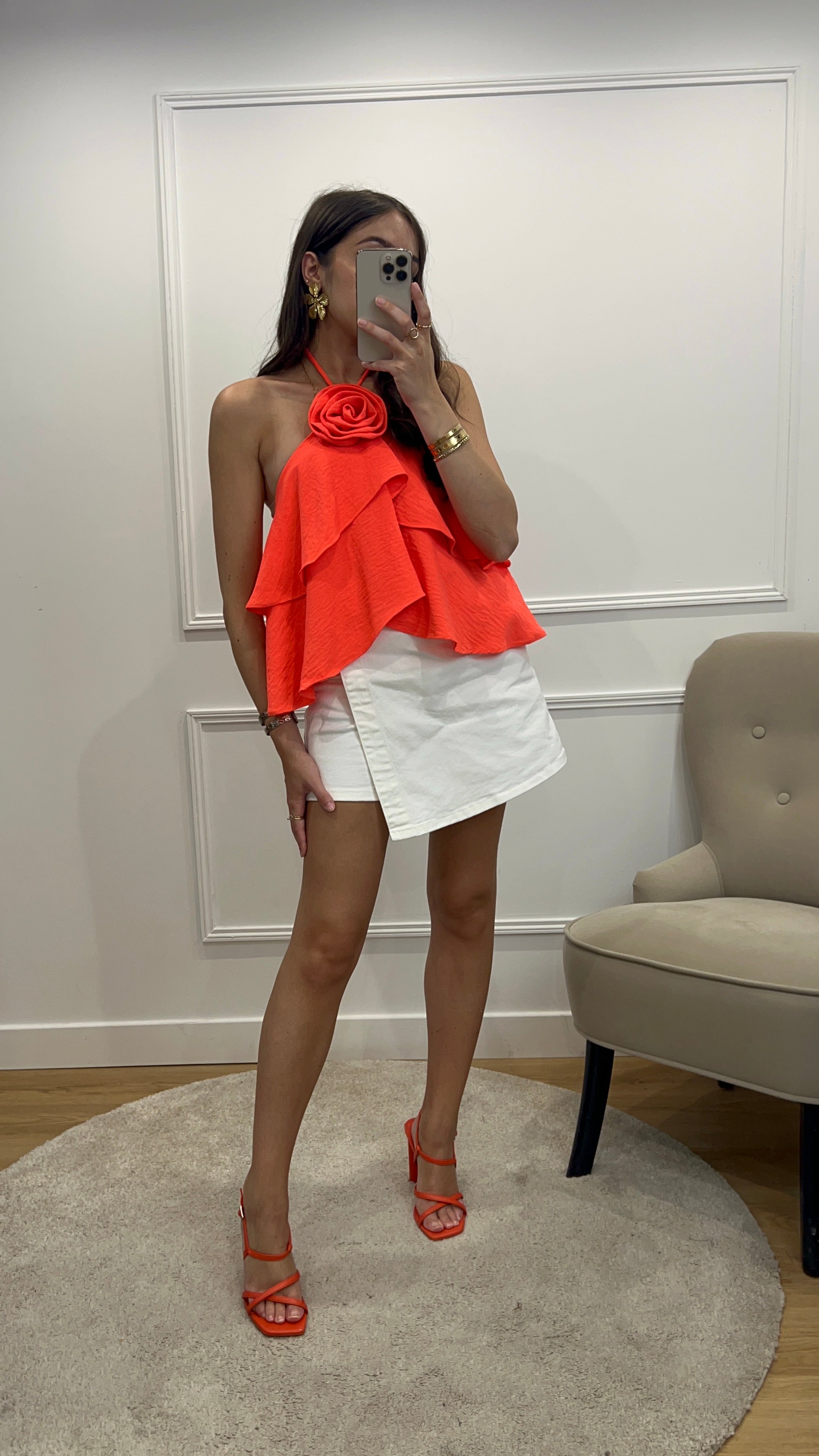 Top dos nu ADAM - Corail