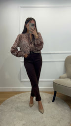 Blouse Amanda - Chocolat