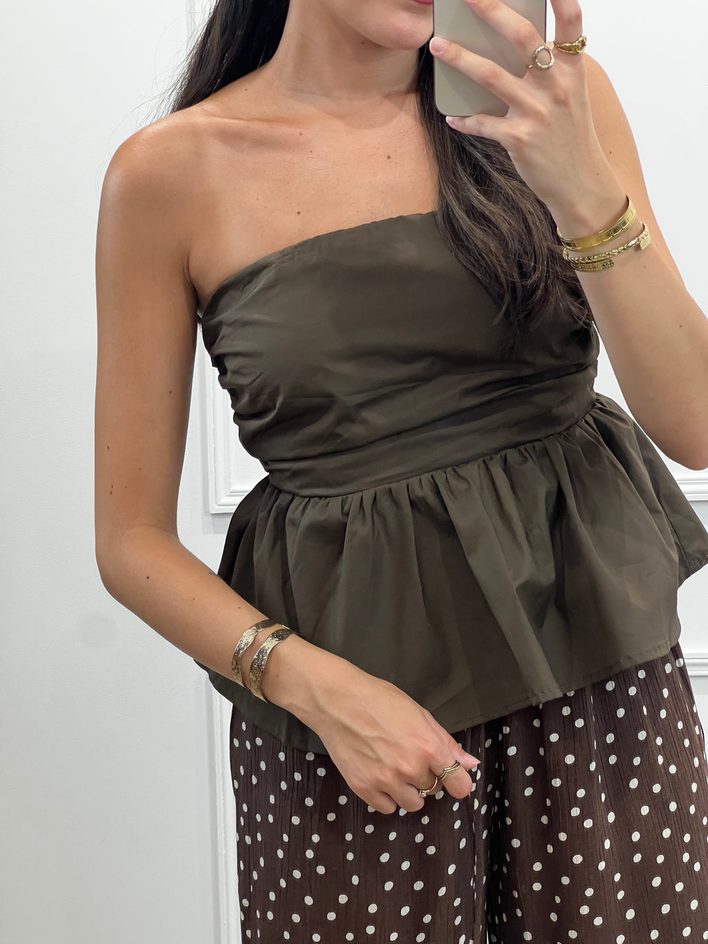 Top Bustier - Chocolat