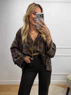 Chemise à carreaux oversize