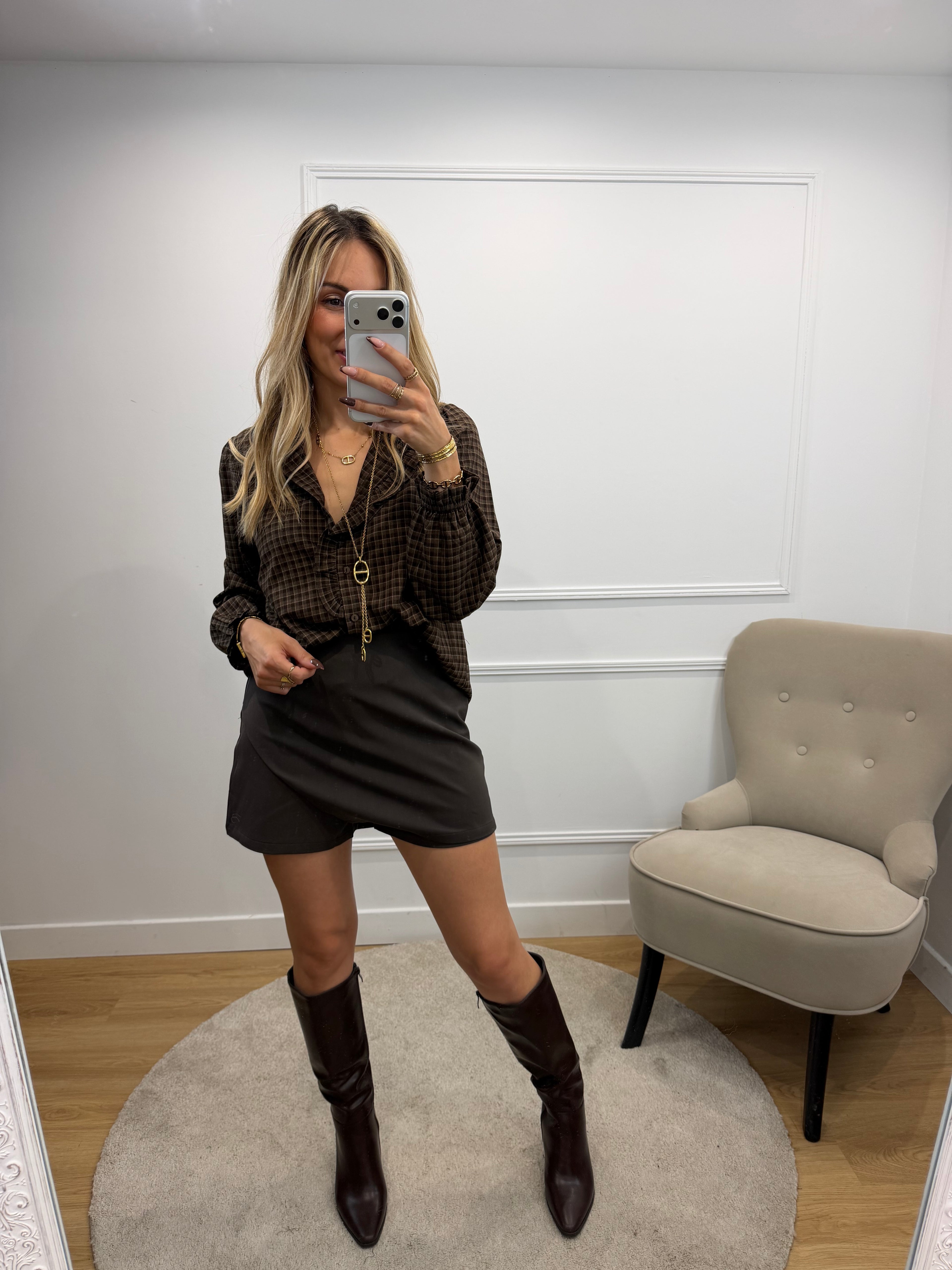 Blouse à carreaux - MOLIE