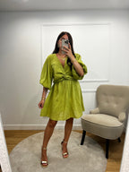 Robe Ambre - Vert olive
