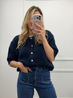 Jean WIDE LEG - BLEU