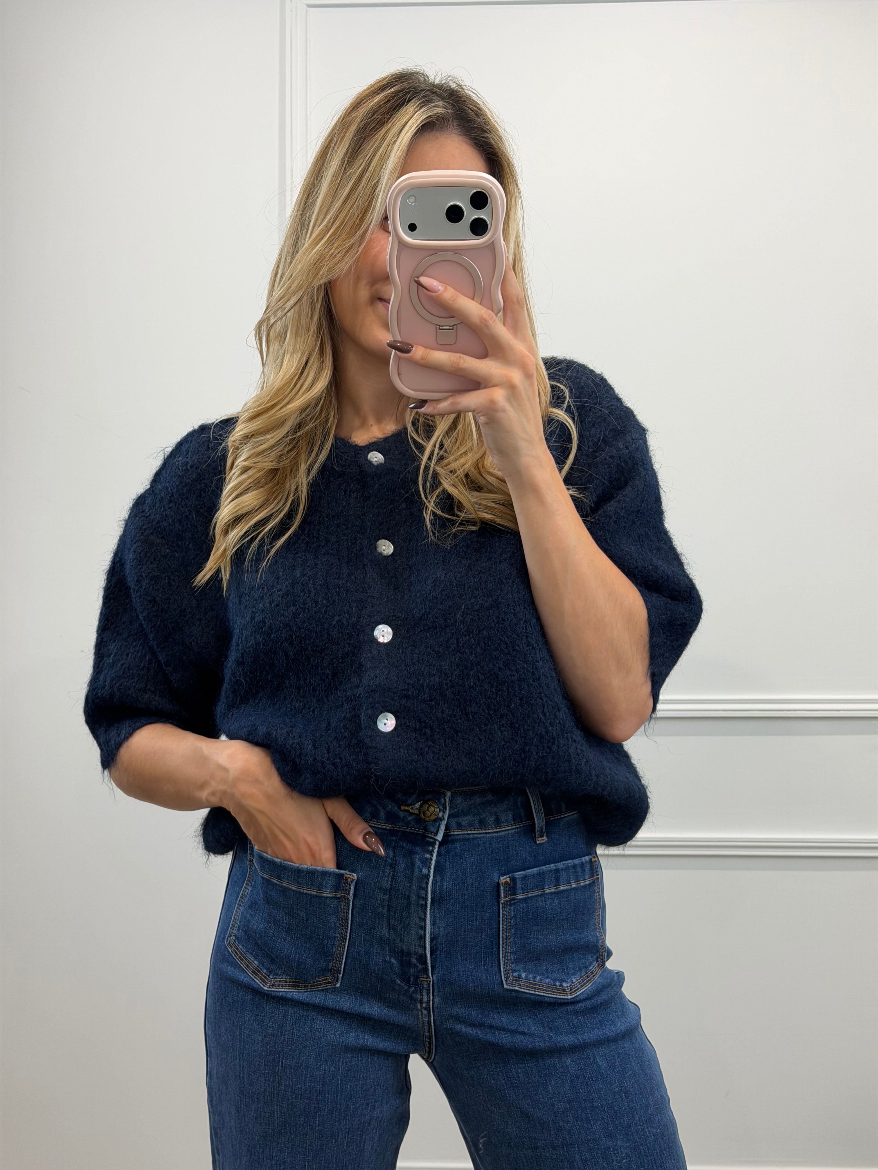 Jean WIDE LEG - BLEU