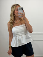 Top Bustier - Blanc