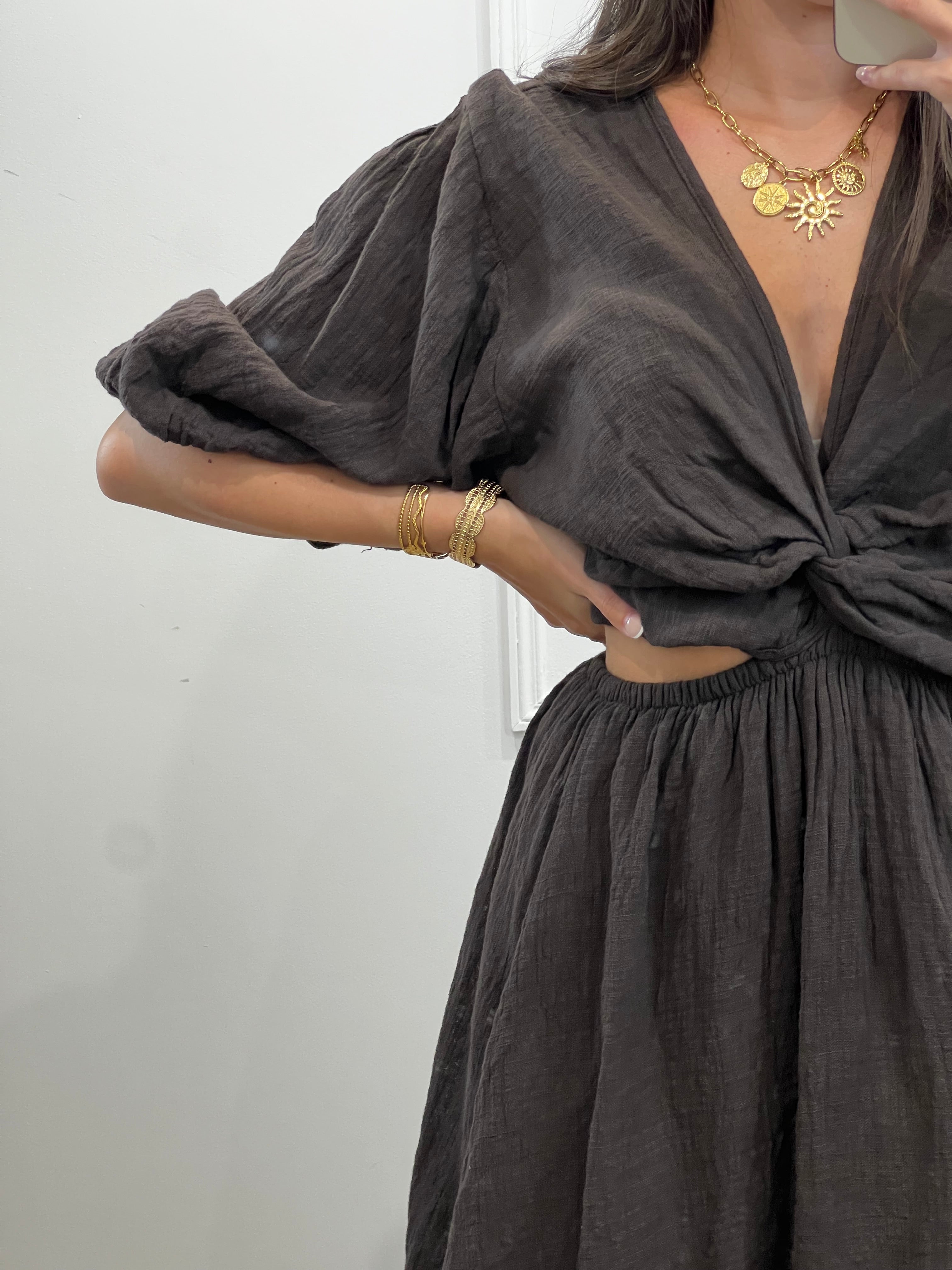 Robe Ambre - Chocolat