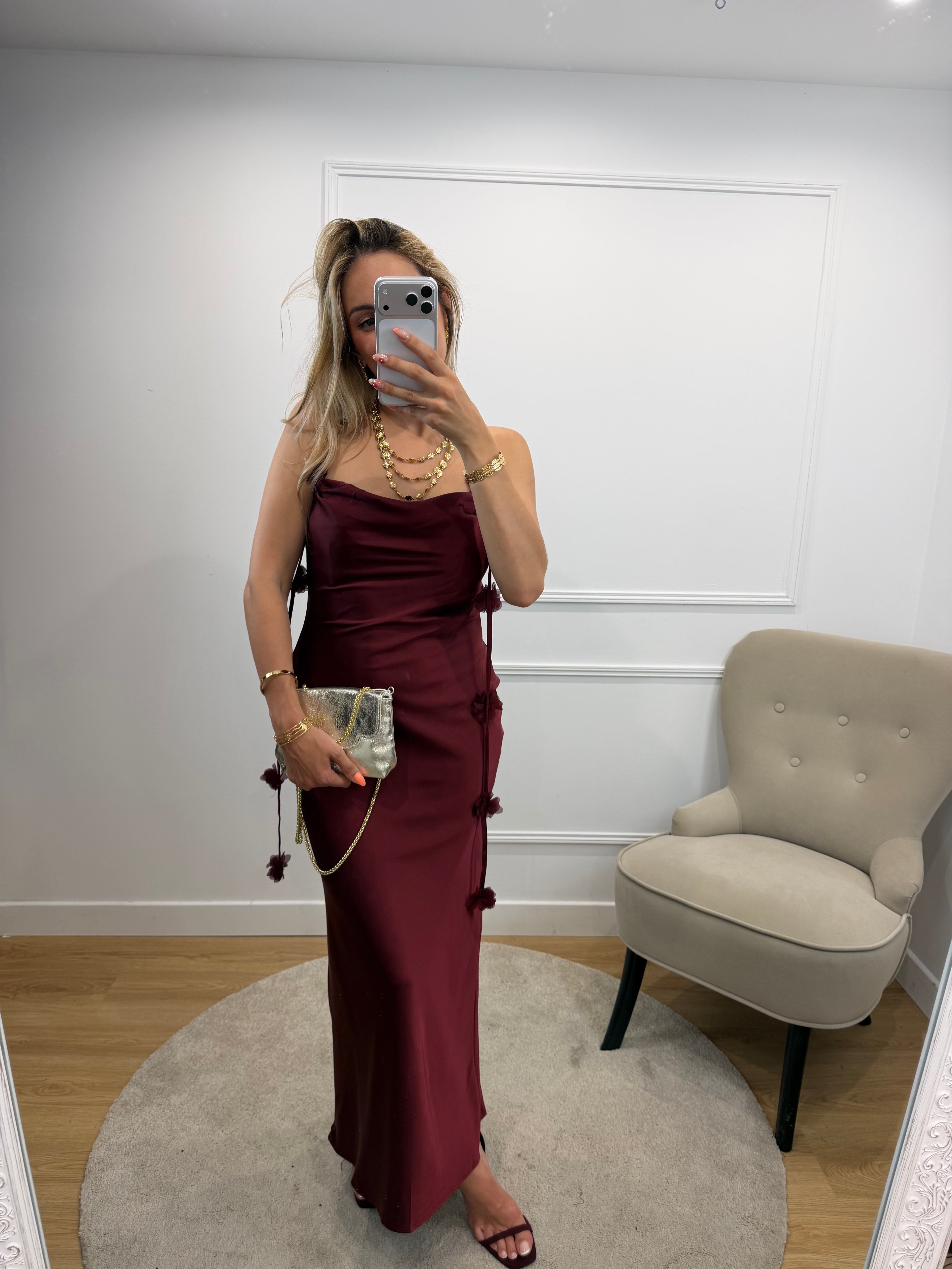 Robe Alicia - Bordeaux