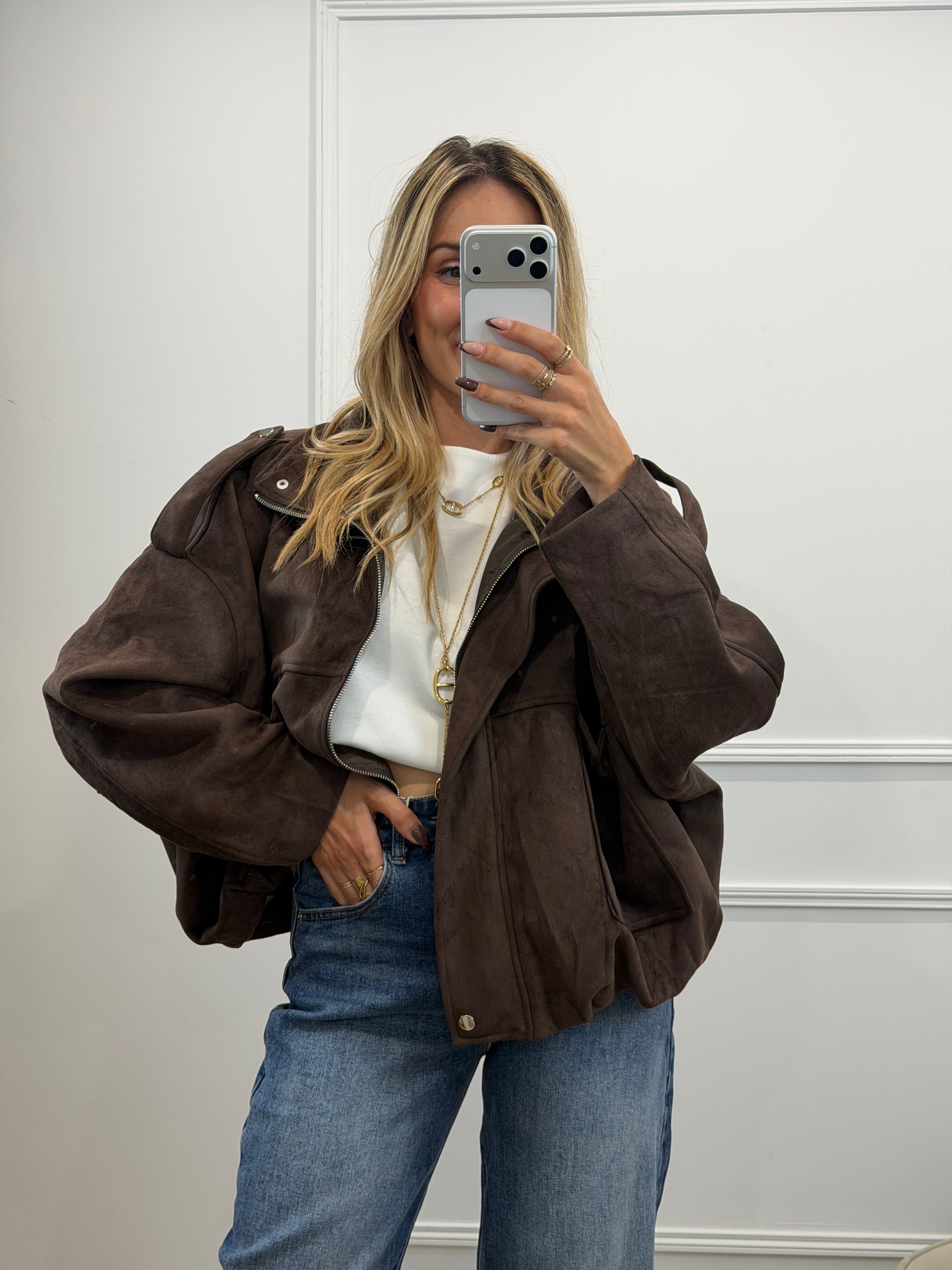 Veste en suédine - CHOCO