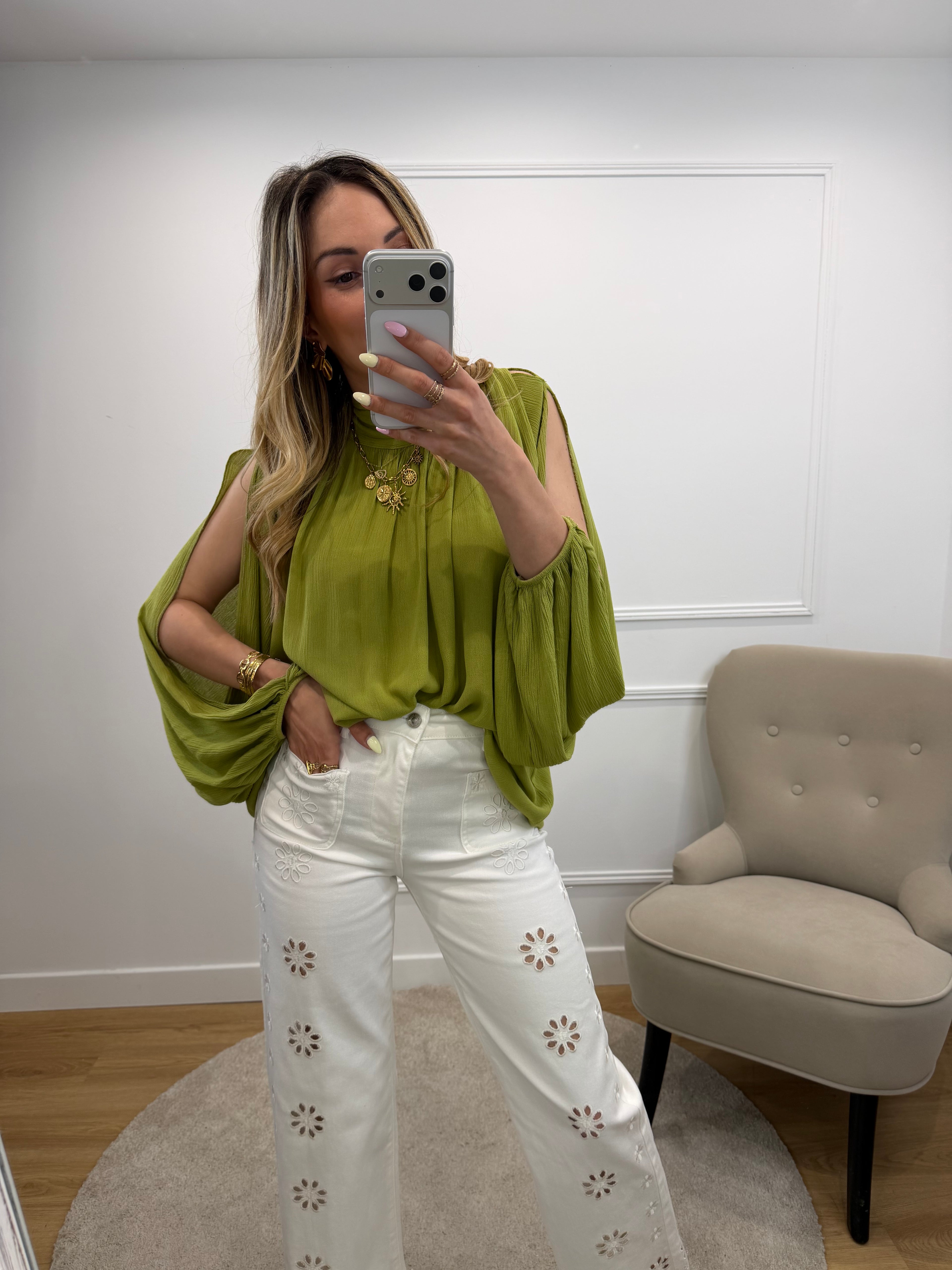 Blouse AMBRE - olive