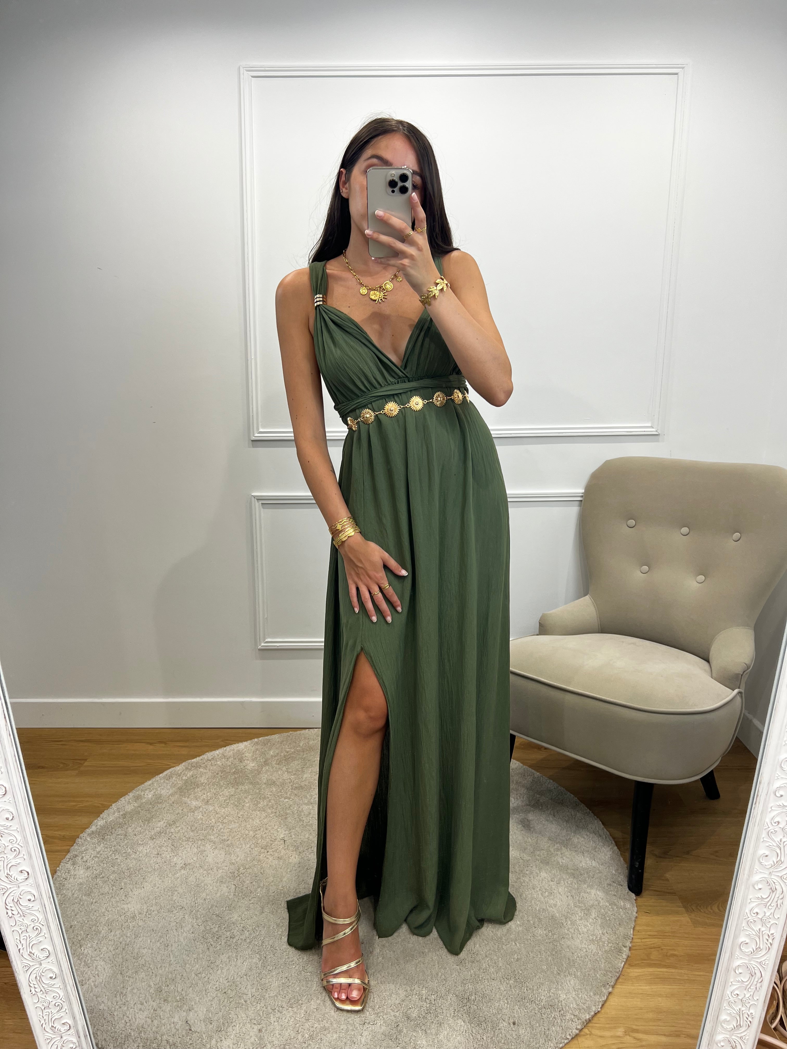 Robe Melia - Kaki