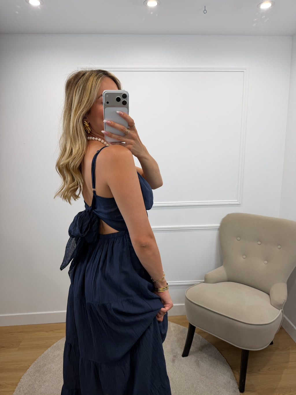 Robe Soraya - Bleu Marine