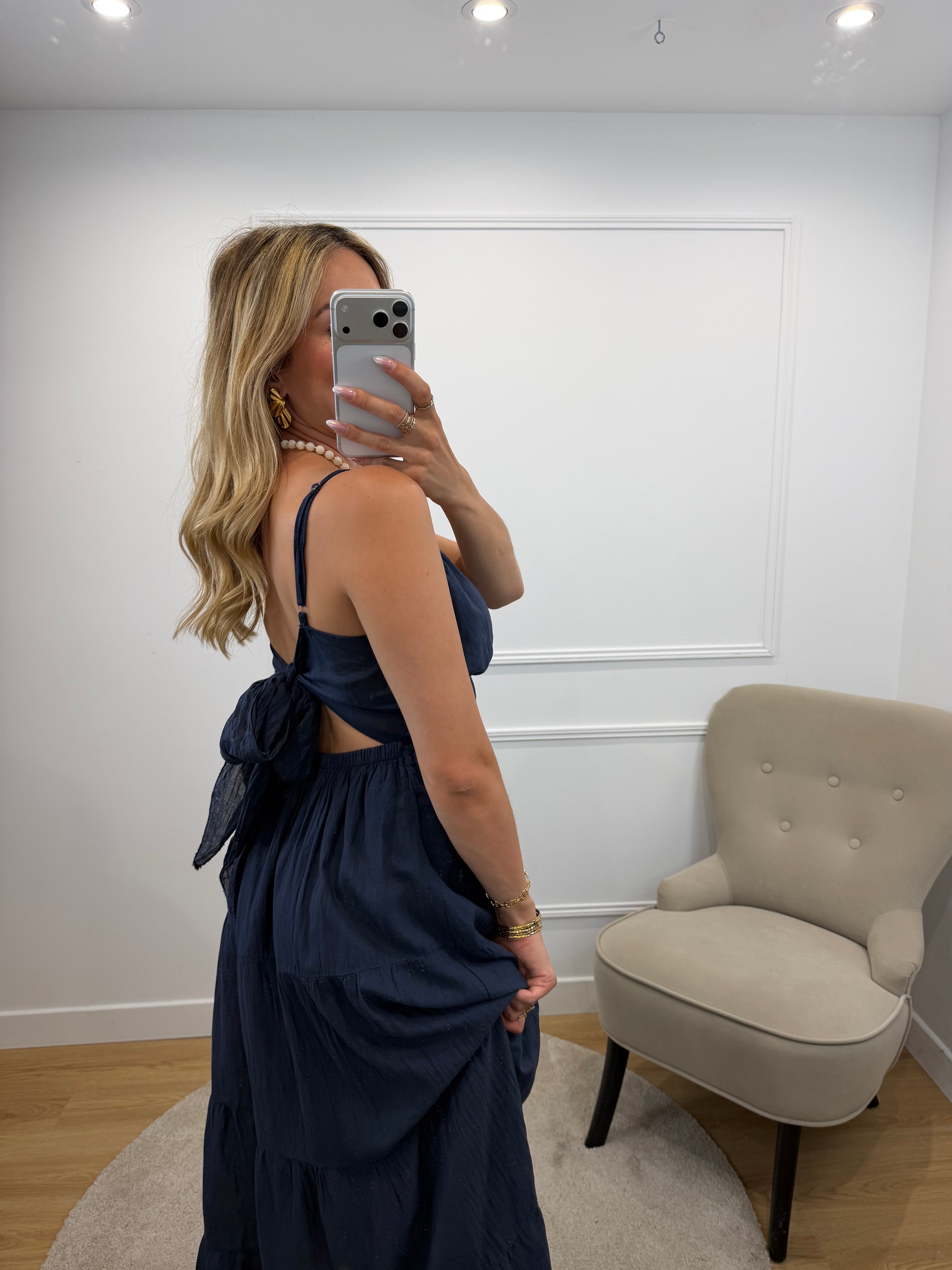 Robe Soraya - Bleu Marine