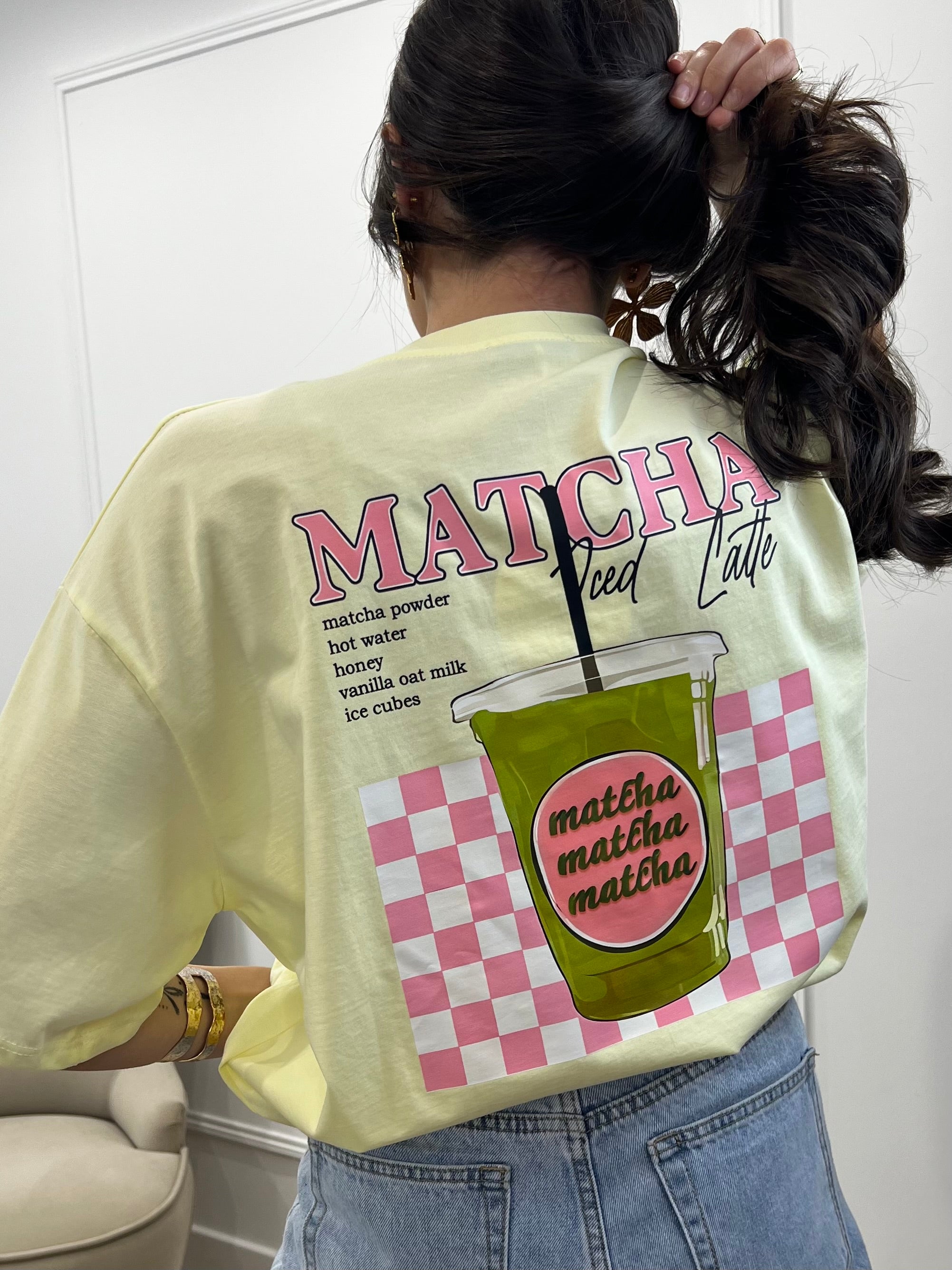 T-shirt MATCHA - Jaune