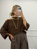 Pull Aria - Chocolat