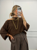 Pull Aria - Chocolat