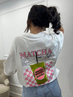 T-shirt MATCHA - Blanc