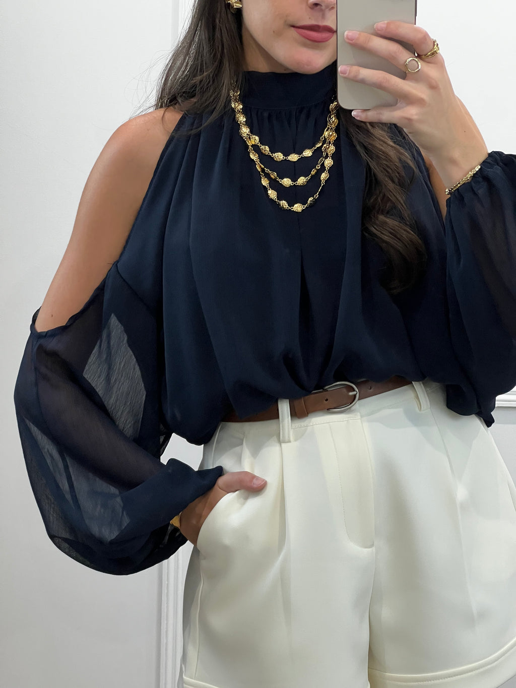 Top Paola - Bleu marine