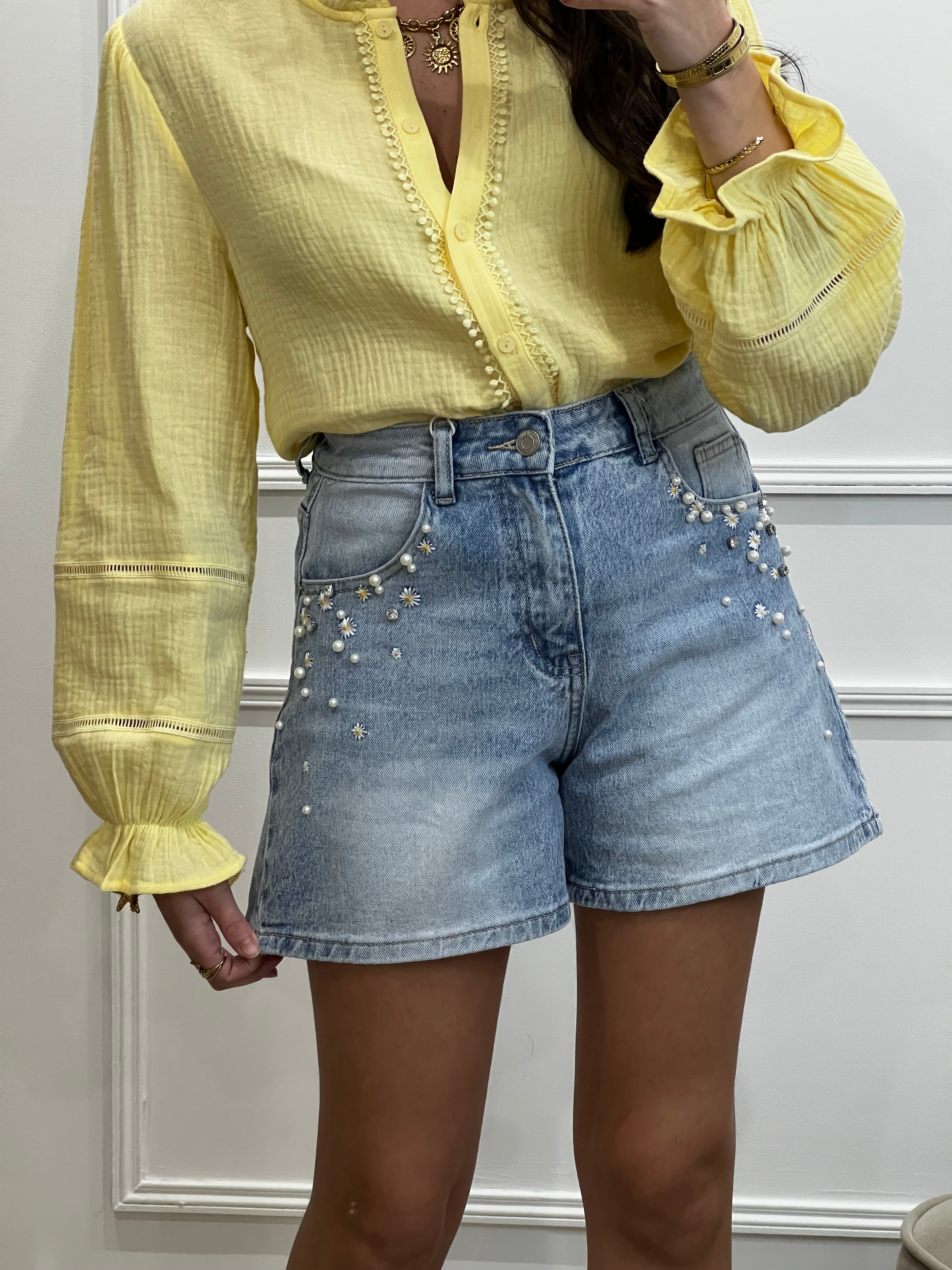 Short en jean MARGUERITE
