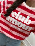 T-shirt Club Amour - Rose
