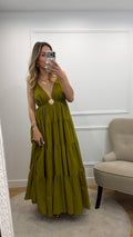 Robe SUN longue - Olive